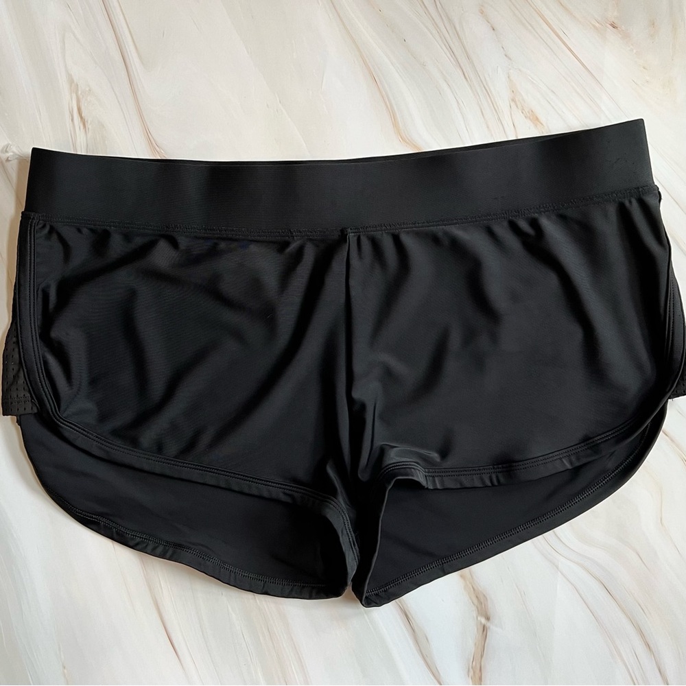 Body Glove Women’s Size Large Black Pulse Hybrid Swim Beach Athletic Shorts